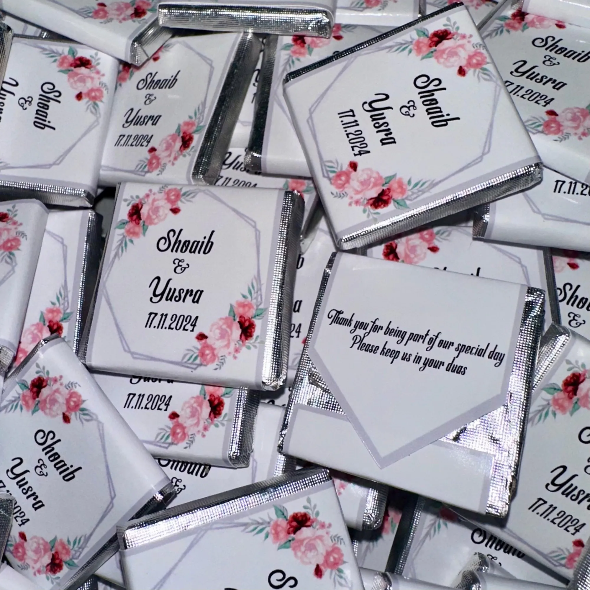 Trio/Duo/Single Neapolitan Chocolates - Design 7 - Image 3