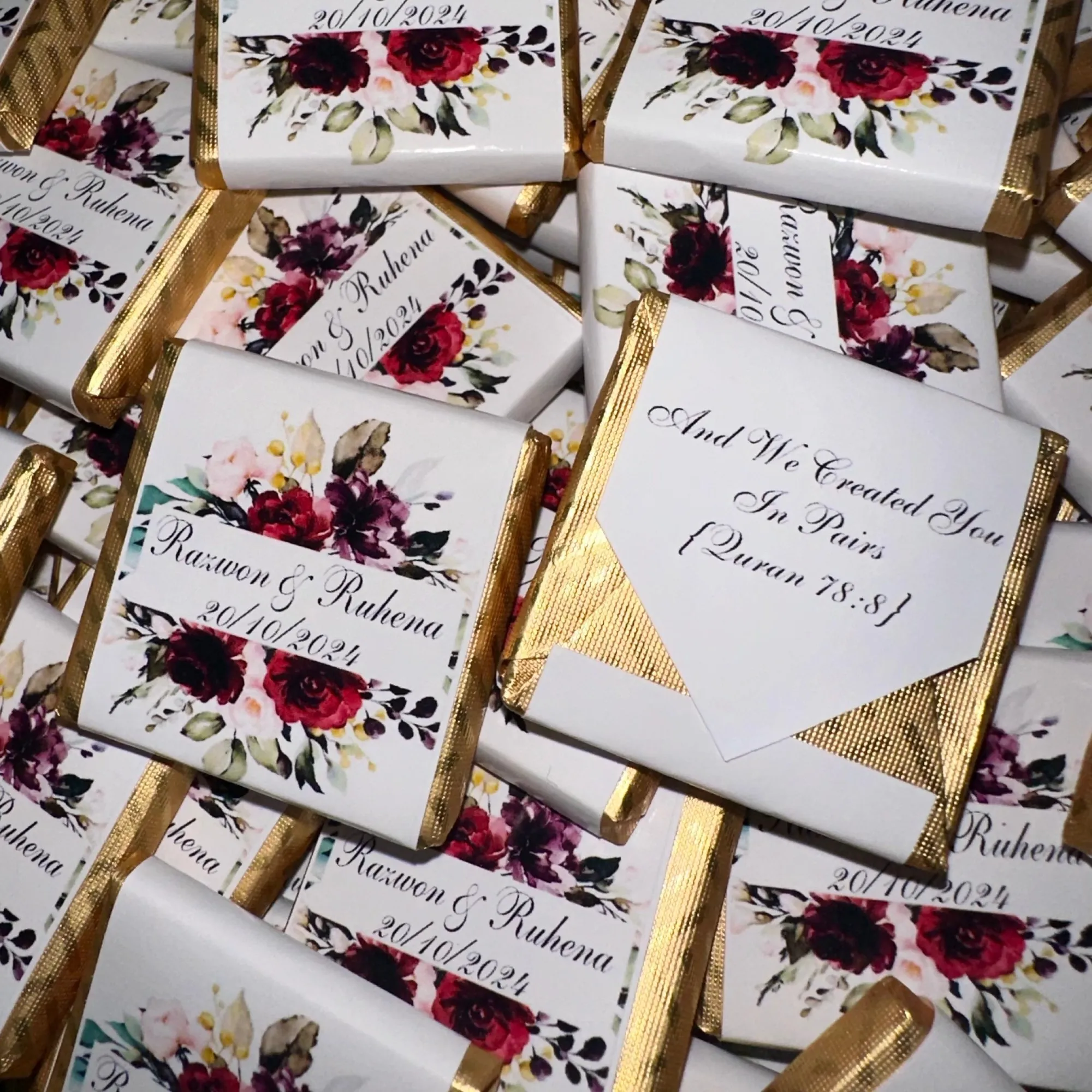 Trio/Duo/Single Neapolitan Chocolates - Design 17