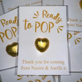 Love Heart Chocolate Tokens - Design 2