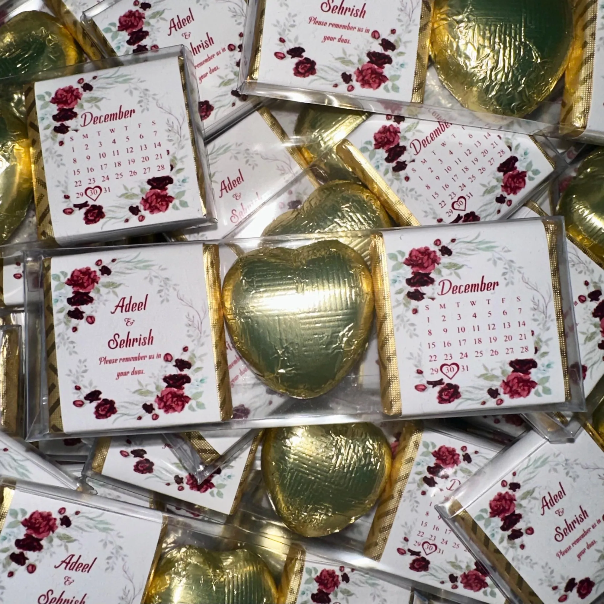 Trio/Duo/Single Neapolitan Chocolates - Design 9