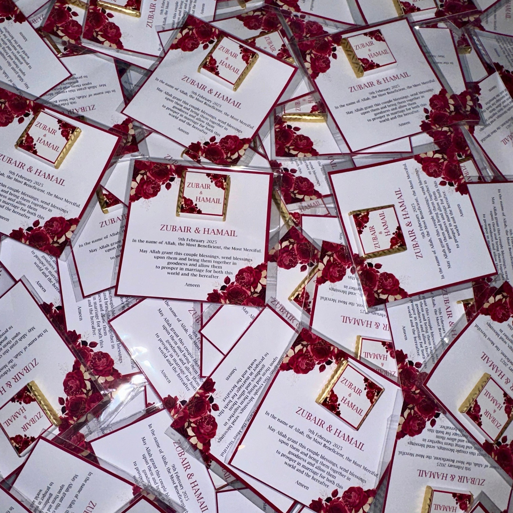Square Chocolate Tokens - Design 1 - Image 2