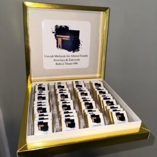 Chocolate Gift Box - Umrah Mubarak Design 2